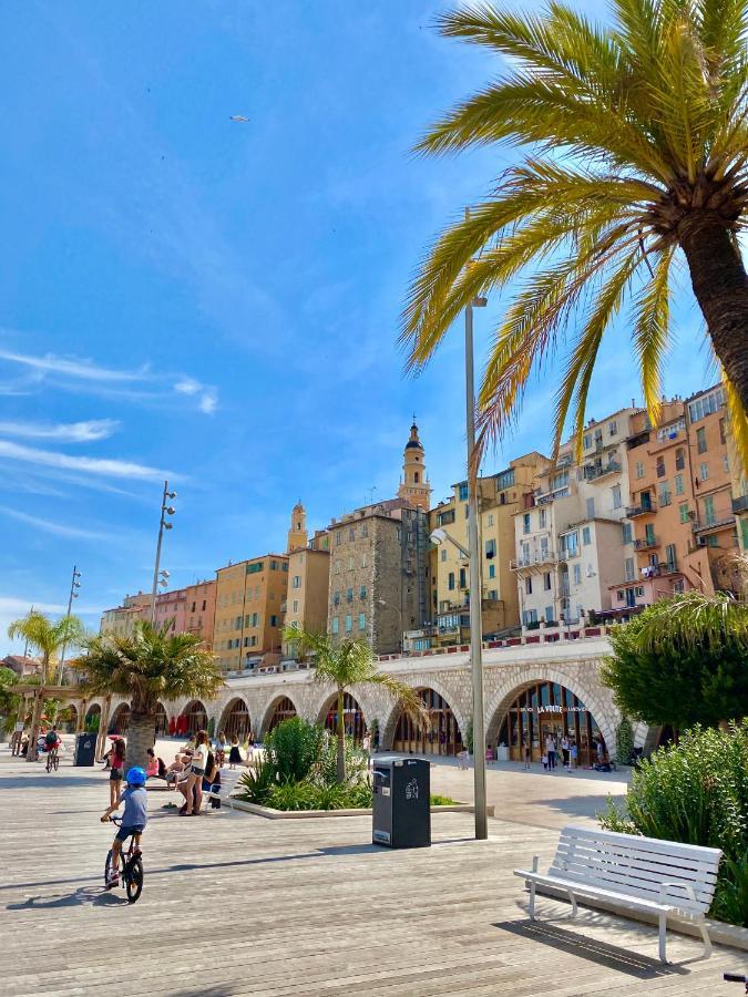 Ferienwohnung Les Sablettes Menton Exterior foto