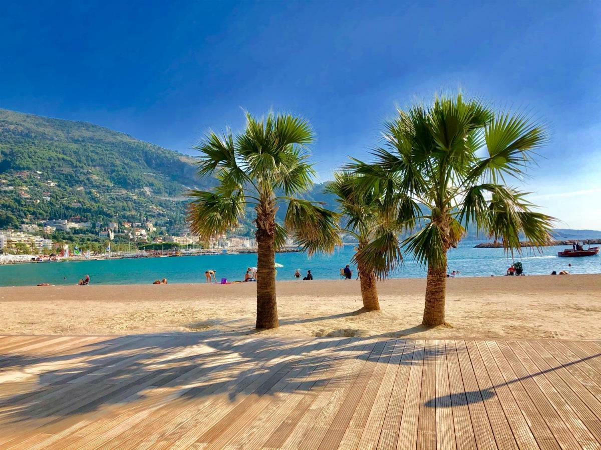 Ferienwohnung Les Sablettes Menton Exterior foto