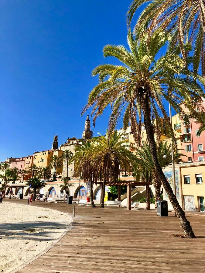Ferienwohnung Les Sablettes Menton Exterior foto